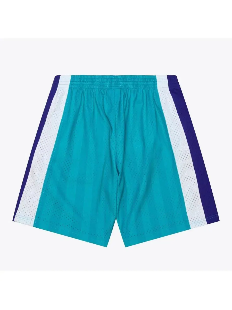 Шорты Mitchell & Ness Charlotte Sting 2001 Court Origins Swingman — изображение 2 из 4, бирюзовый