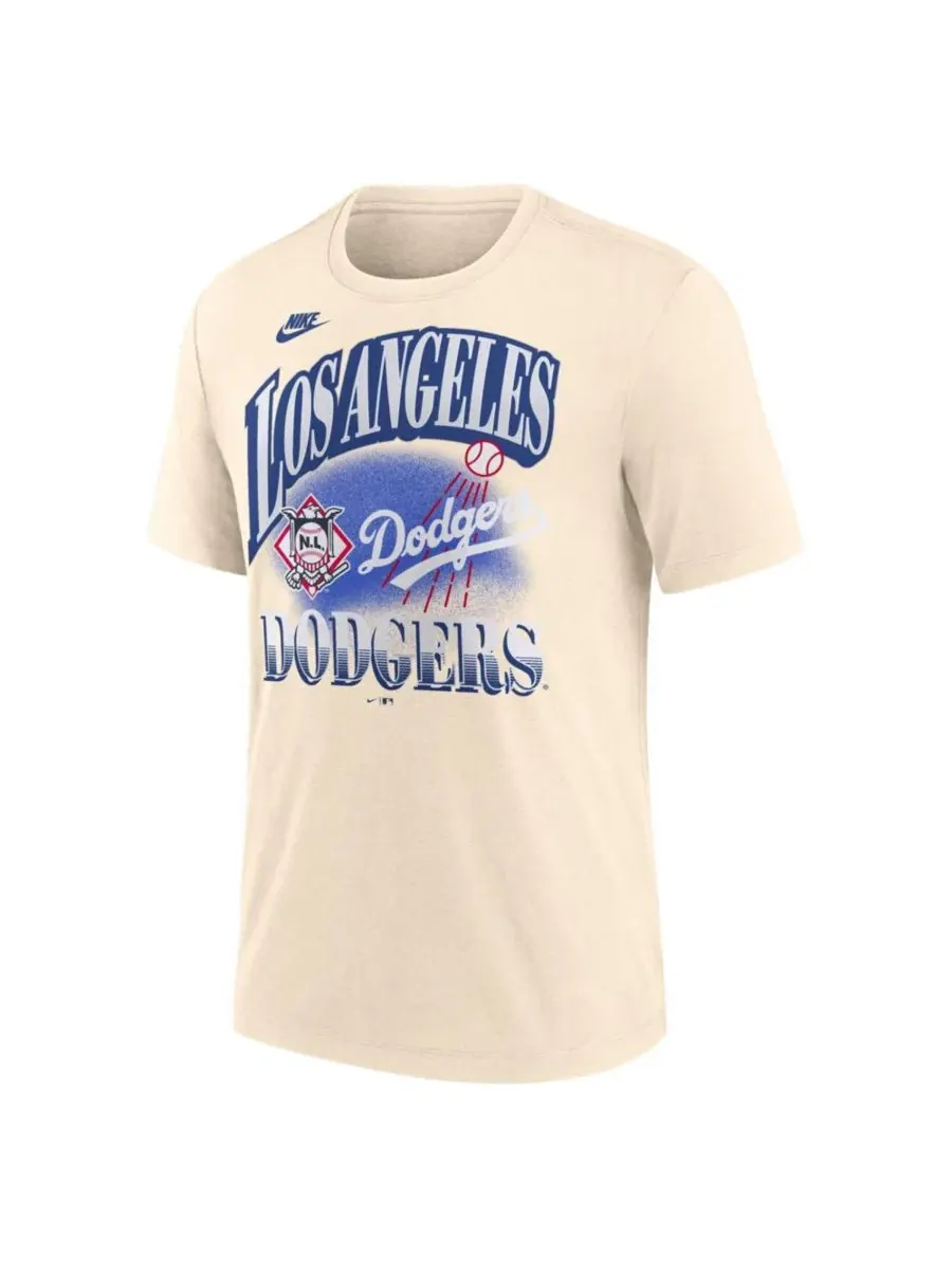 Футболка с винтажным принтом Los Angeles Dodgers Nike — изображение 2 из 2, прозрачный