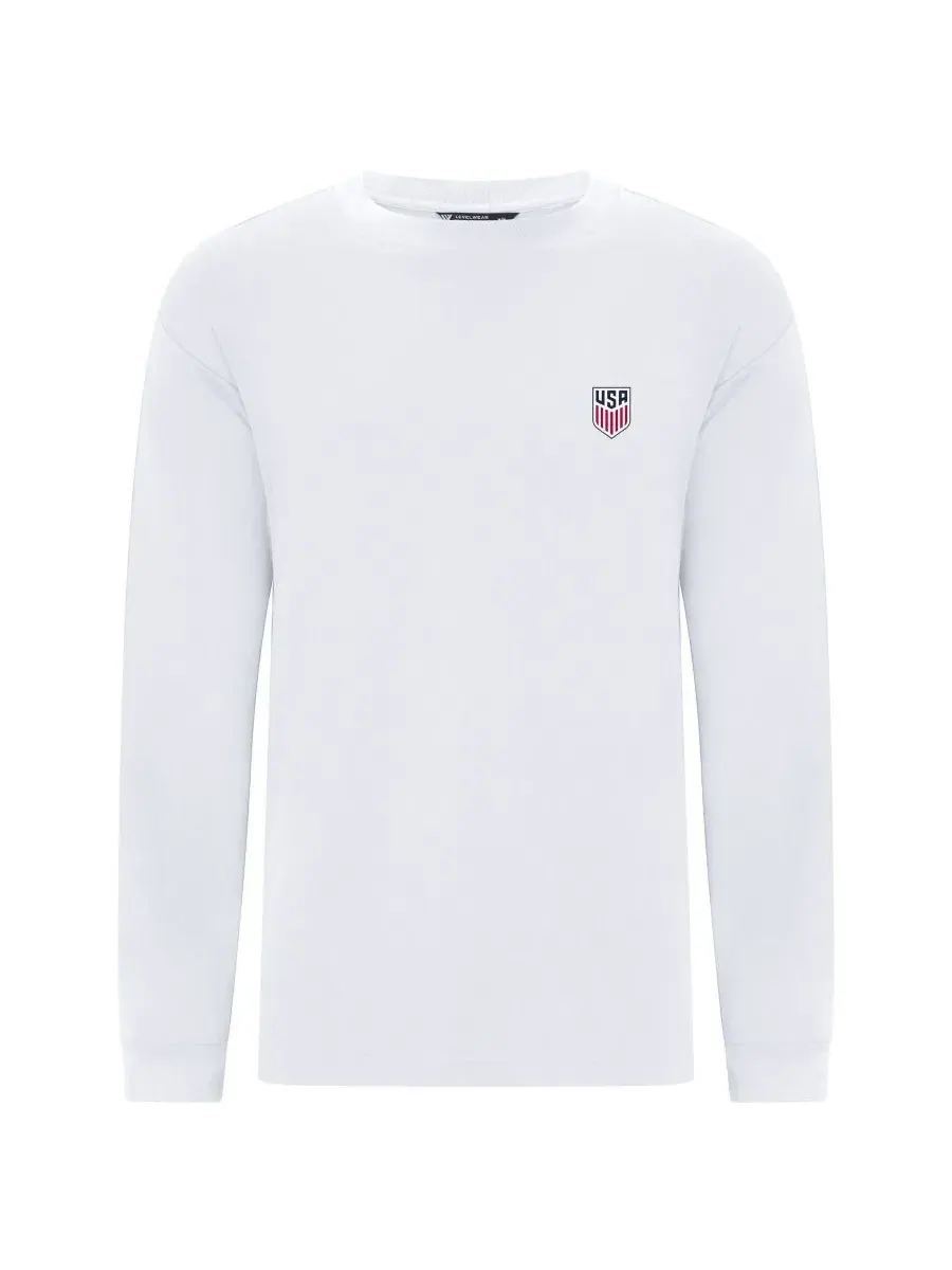 Мужская футболка с длинным рукавом LevelWear USMNT Luxe Signature
