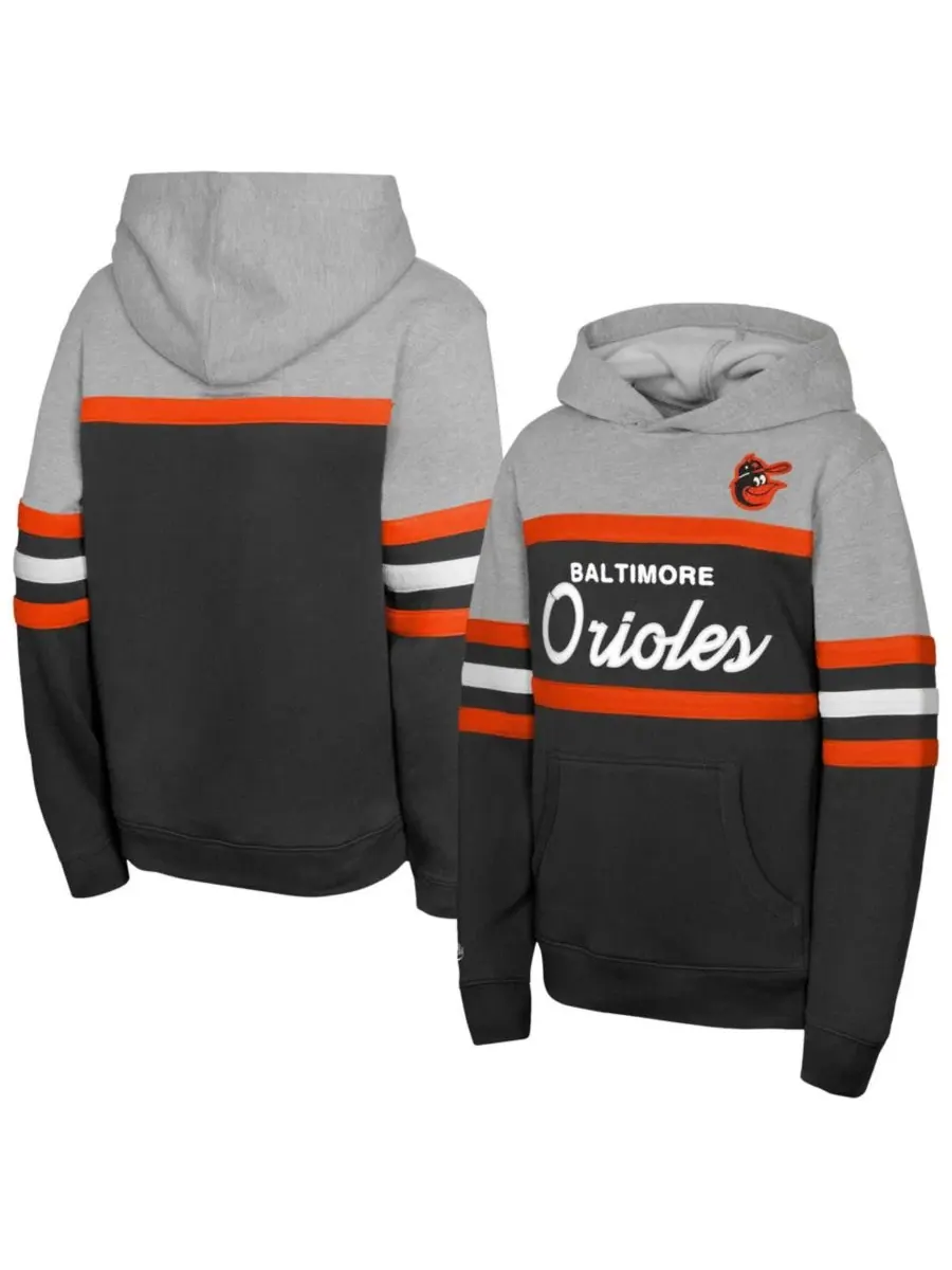 Худи с капюшоном Mitchell & Ness Baltimore Orioles Head Coach