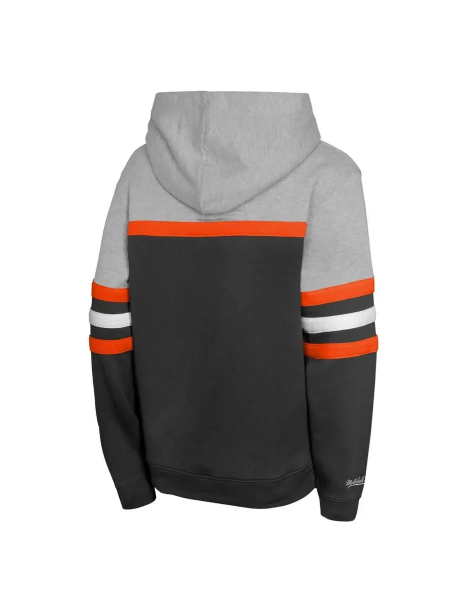 Худи с капюшоном Mitchell & Ness Baltimore Orioles Head Coach — изображение 2 из 3, черный серый