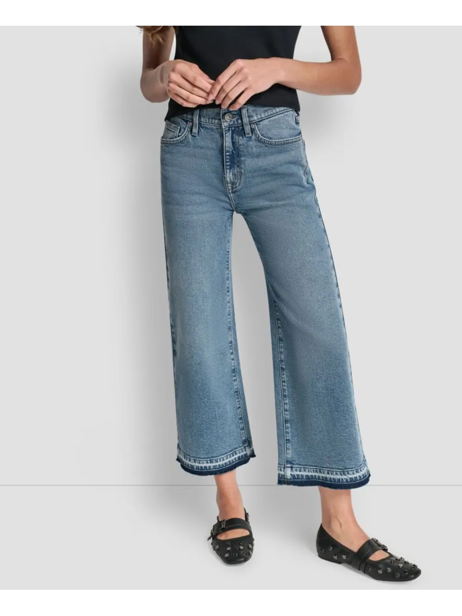 Женские джинсы со средней посадкой и широкими штанинами DKNY Jeans, Cedar Hill