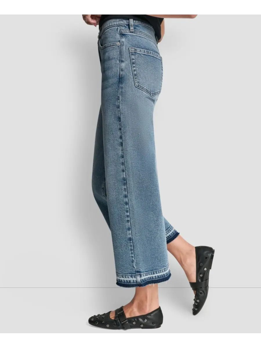 Женские джинсы со средней посадкой и широкими штанинами DKNY Jeans, Cedar Hill — изображение 2 из 7