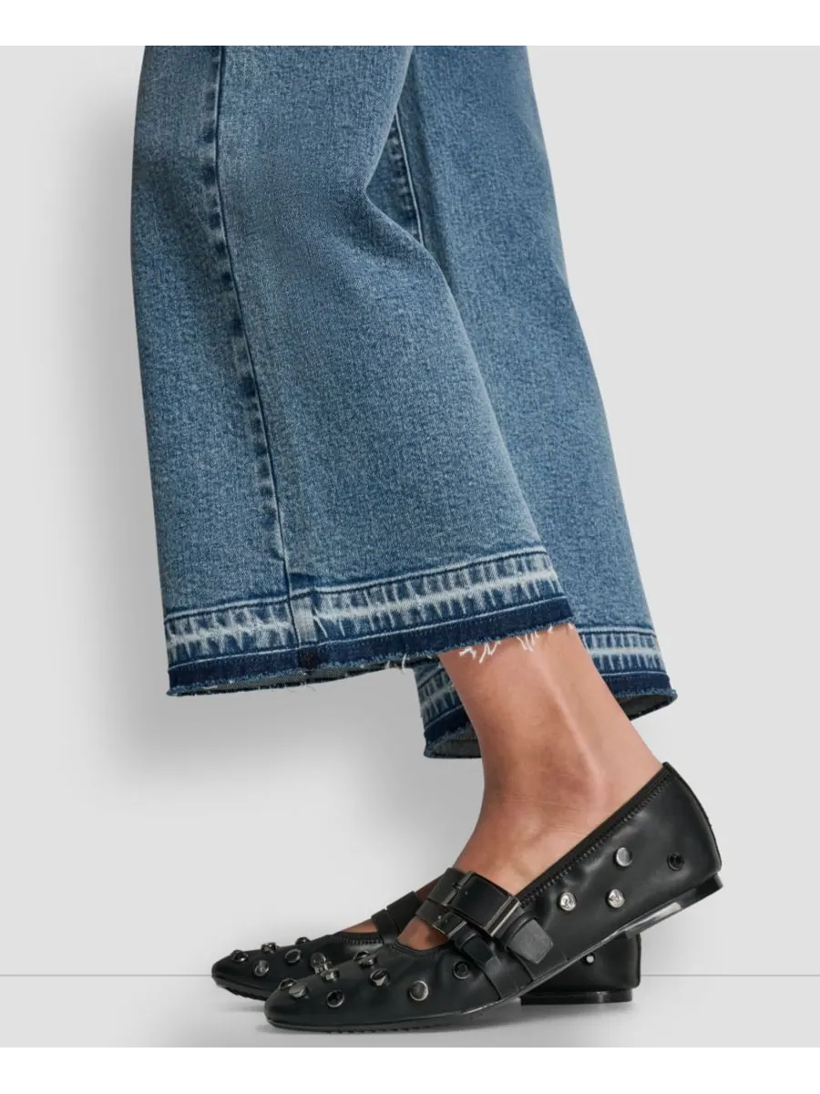 Женские джинсы со средней посадкой и широкими штанинами DKNY Jeans, Cedar Hill — изображение 3 из 7