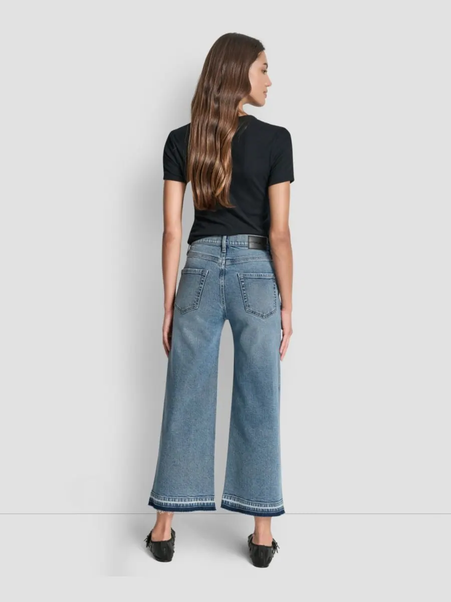 Женские джинсы со средней посадкой и широкими штанинами DKNY Jeans, Cedar Hill — изображение 5 из 7