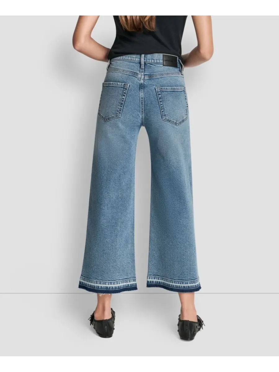 Женские джинсы со средней посадкой и широкими штанинами DKNY Jeans, Cedar Hill — изображение 6 из 7