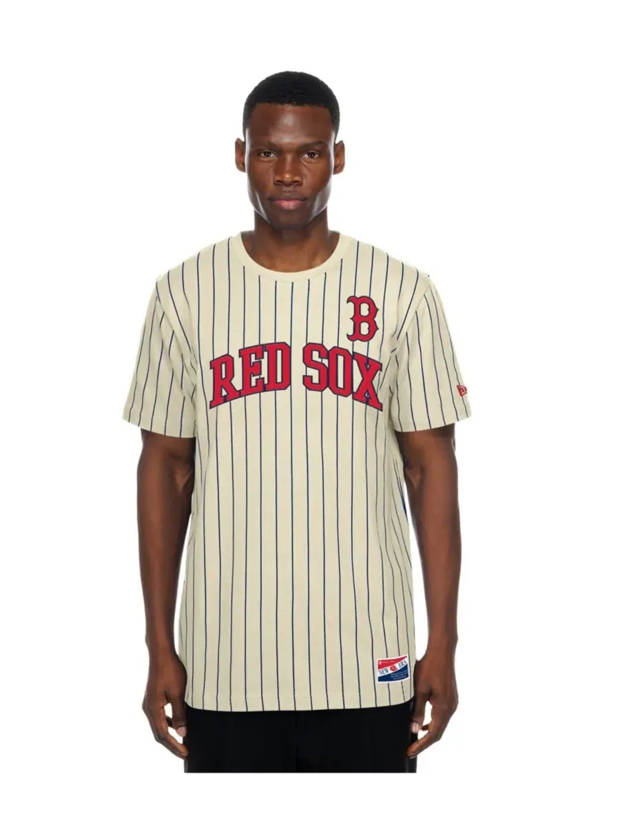Футболка с сетчатой вставкой с принтом Boston Red Sox New Era