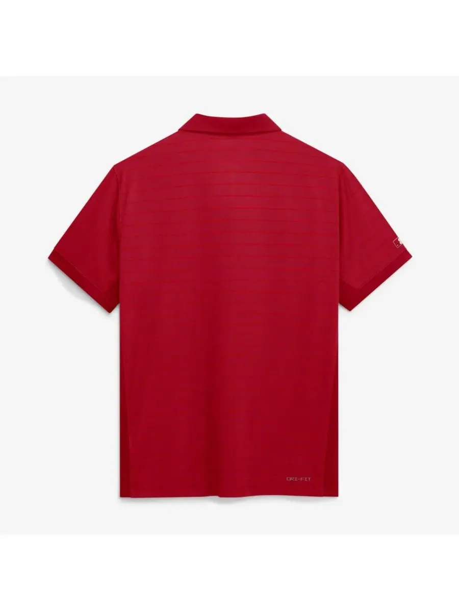 Поло с коротким рукавом Dri-FIT, модель City Connect Striped Victory Nike — изображение 2 из 2, красный