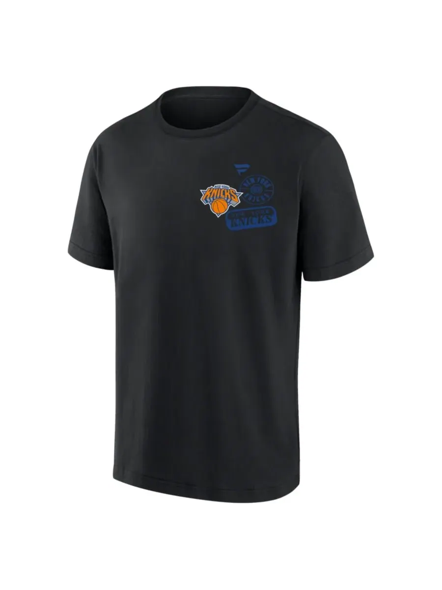 Футболка с принтом New York Knicks 2026 NBA Champions Elevated Legacy Heavyweight Fanatics — изображение 3 из 3, черный