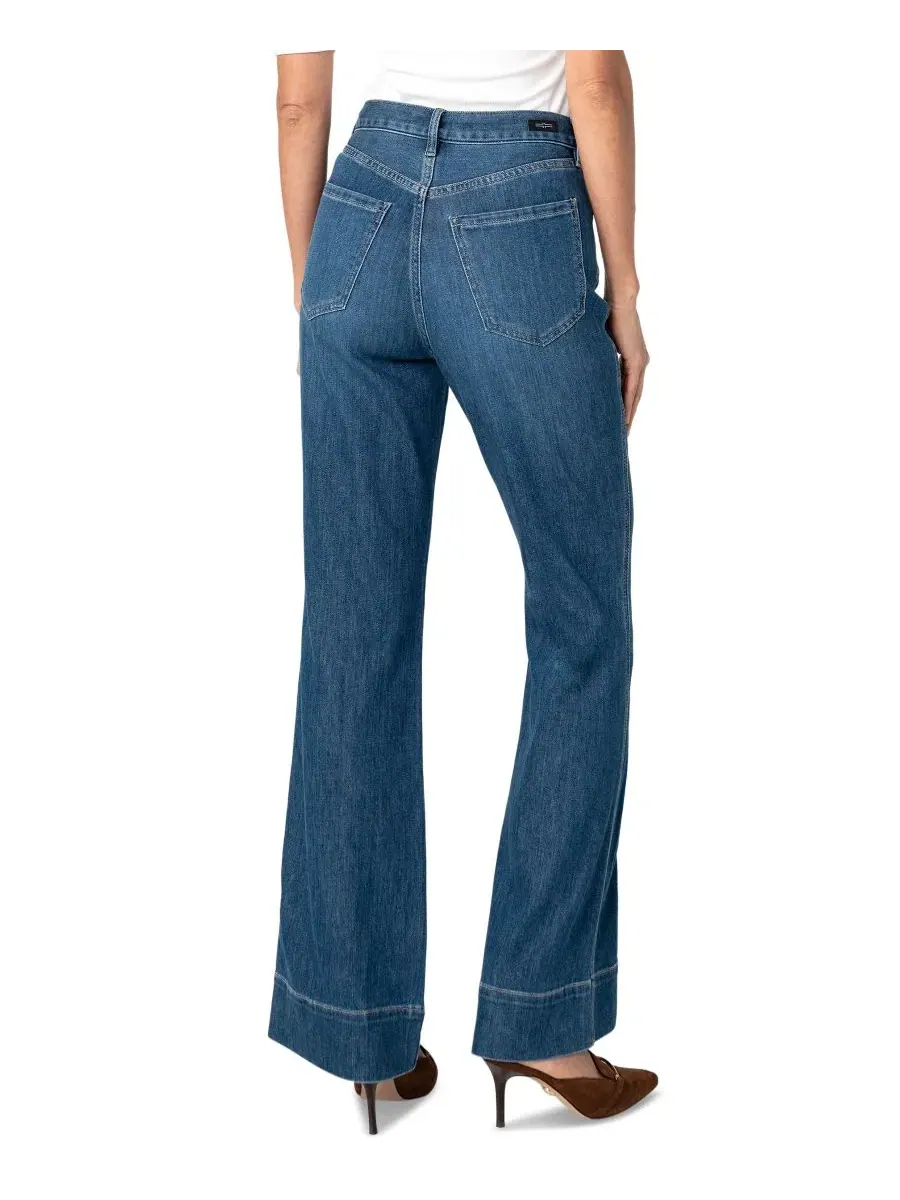 Джинсы с высокой посадкой и расклешенным кроем Seamed Bootcut Liverpool Los Angeles, Bayshore — изображение 4 из 4