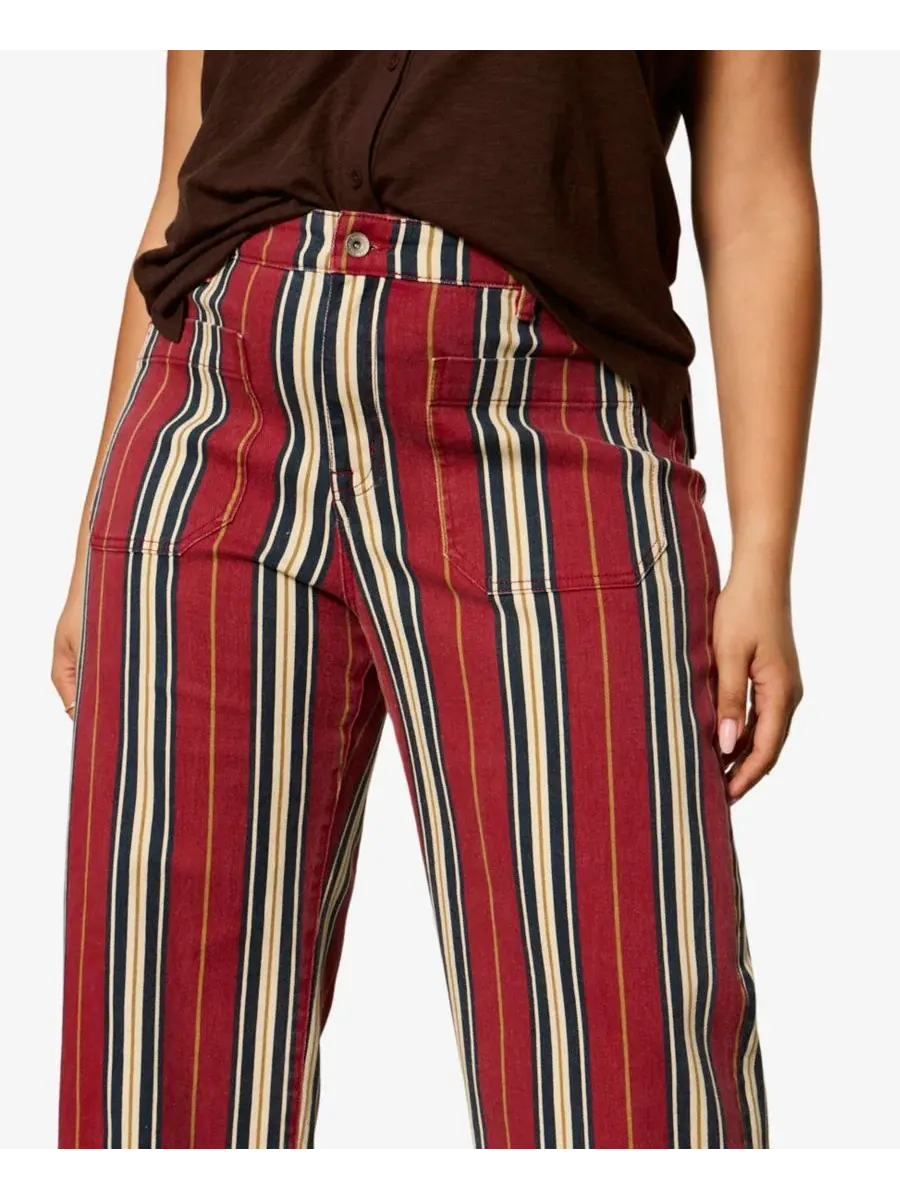 Джинсы с широкими штанинами Mariner Petite Sanctuary, Very Berry Stripe — изображение 10 из 11