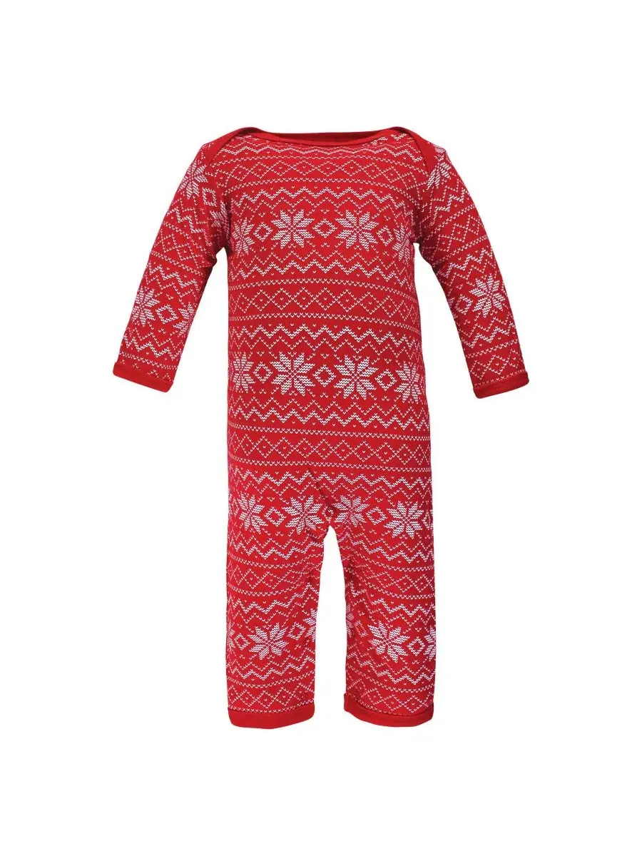 Комплект боди-комбинезонов с длинным рукавом, 3 предмета Hudson Baby, Santa Reindeer — изображение 4 из 5