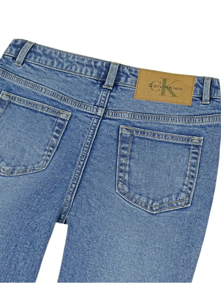 Джинсы клеш из стрейч-денима Calvin Klein, Andrew Wash — изображение 5 из 5