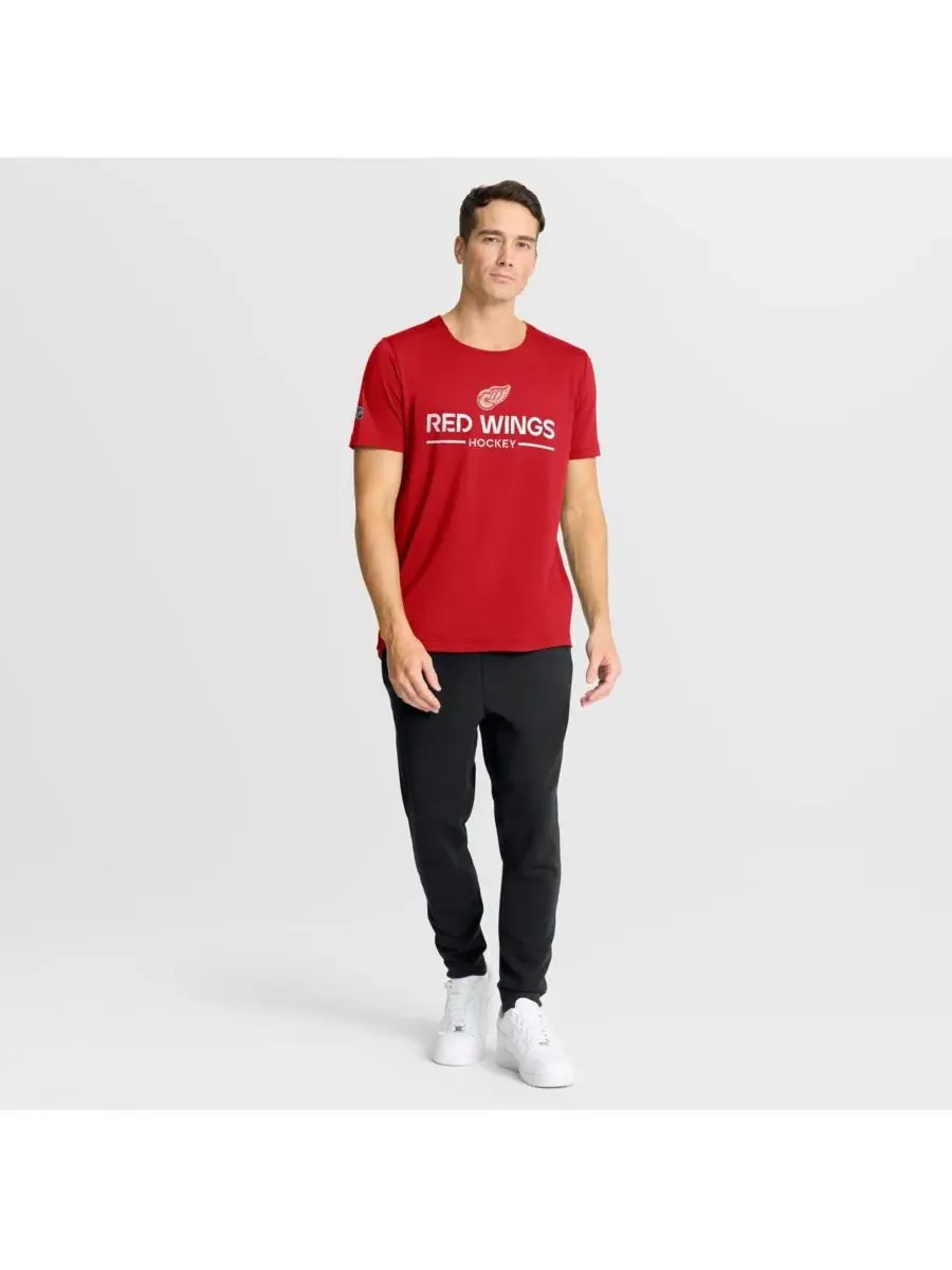 Fanatics Мужская красная футболка Detroit Red Wings Authentic Pro Centennial Rink Tech — изображение 3 из 3, красный
