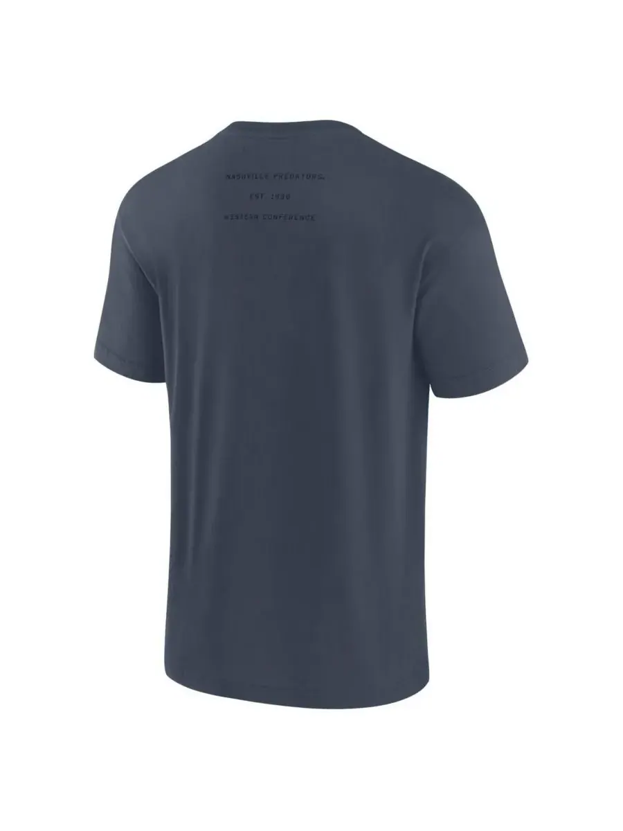 Fanatics Мужская темно-синяя футболка Nashville Predators Elements Weathered Tonal Future Ground — изображение 2 из 3