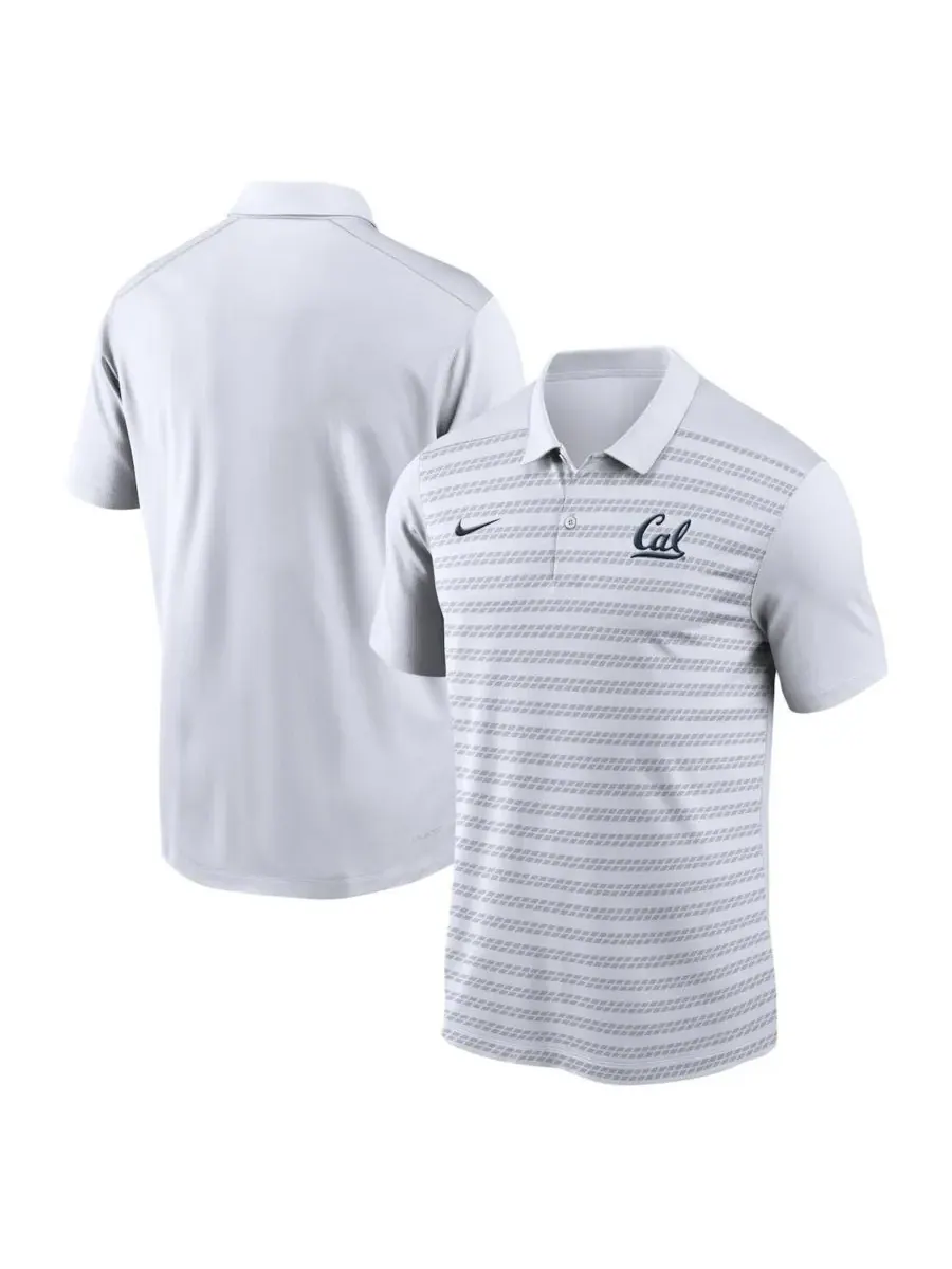 Nike Мужская белая футболка-поло Cal Bears для тренеров на начало сезона 2024 года