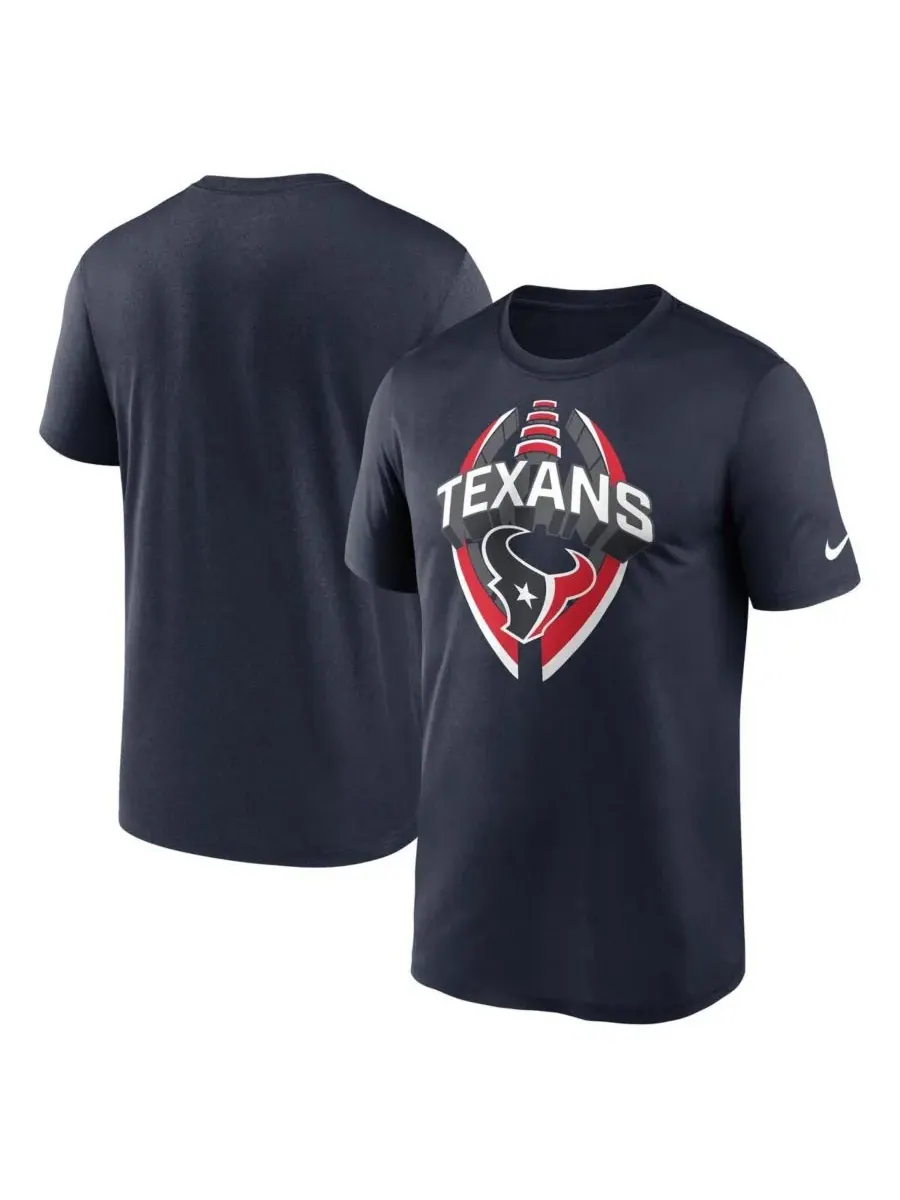 Nike Мужская темно-синяя футболка Houston Texans Legend Icon Performance