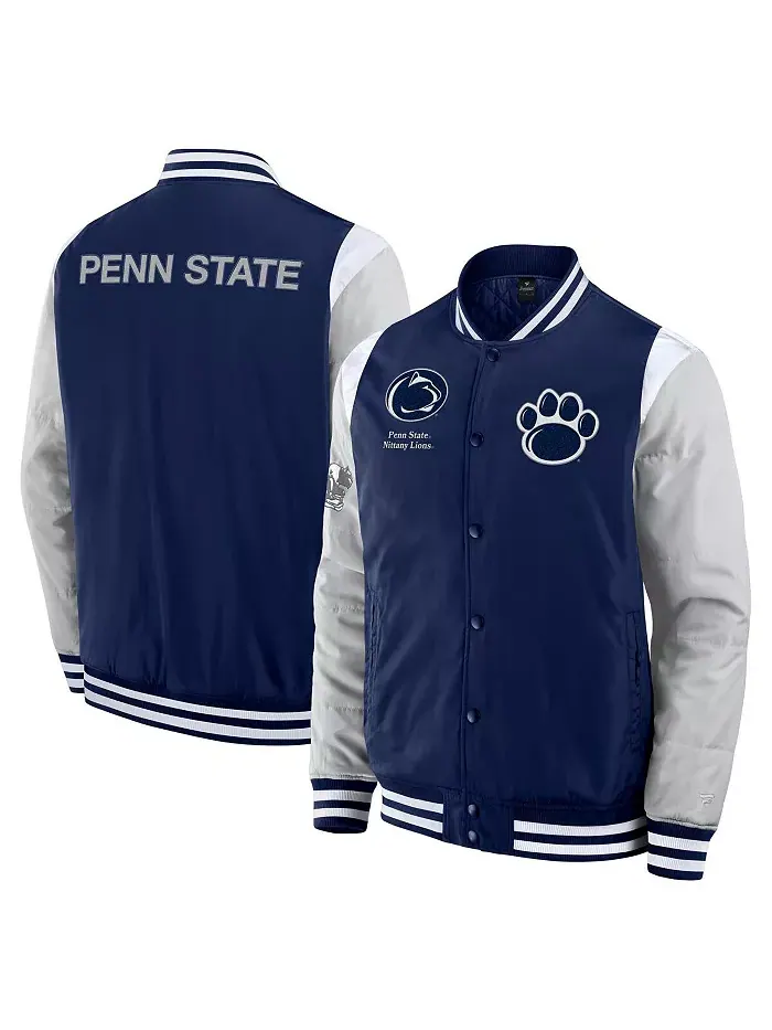 Мужская синяя куртка с полной застежкой Penn State Nittany Lions Elements Elite Fanatics
