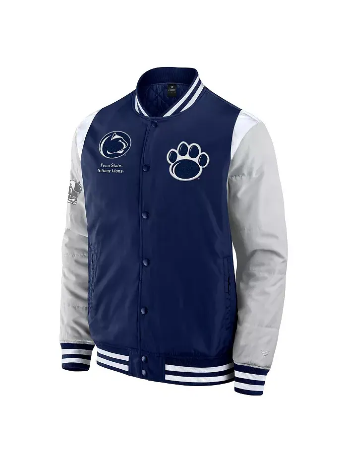 Мужская синяя куртка с полной застежкой Penn State Nittany Lions Elements Elite Fanatics — изображение 2 из 3