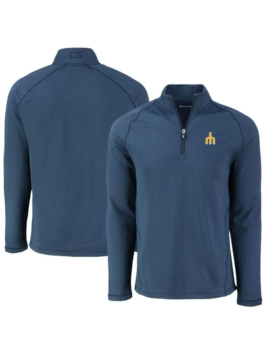 Флисовая кофта с рагланом и четверть-молнией Peshastin Eco Fleece Raglan Quarter-Zip Cutter & Buck