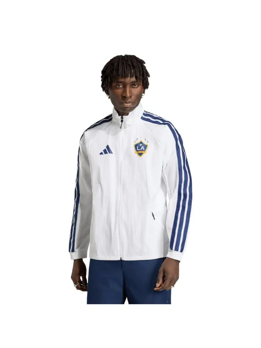 Куртка-ветровка с принтом, модель LA Galaxy 2026 Anthem Raglan Full-Zip adidas