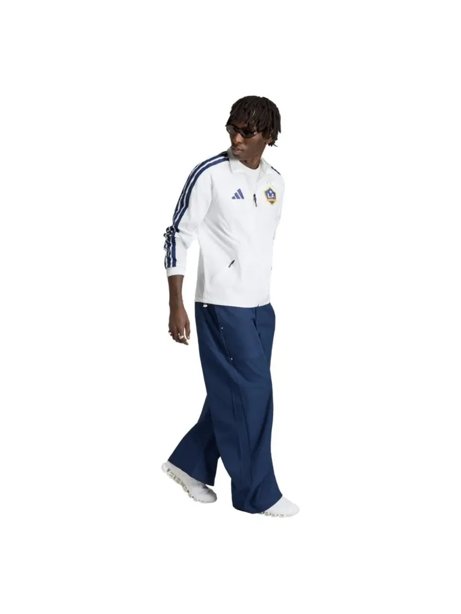 Куртка-ветровка с принтом, модель LA Galaxy 2026 Anthem Raglan Full-Zip adidas — изображение 3 из 5, белый