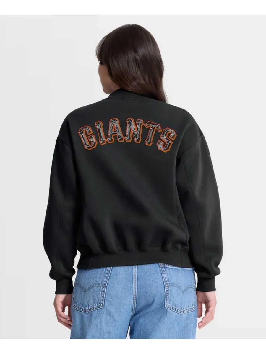 Женская куртка Oversized Rage Against Full-Zip Jacket Fanatics — изображение 4 из 5, черный