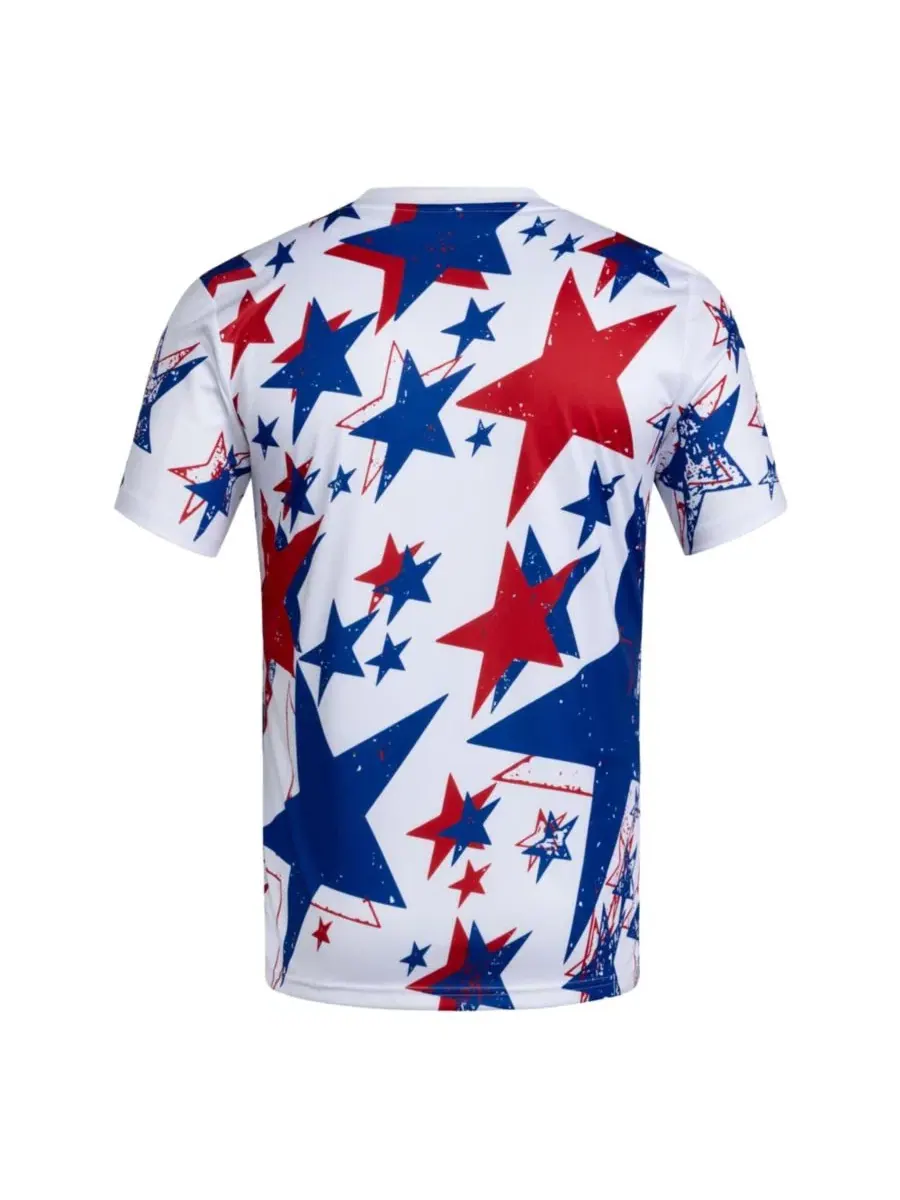 Мужская футболка Portland Timbers 2026 Americana Pre-Match Jersey adidas — изображение 2 из 3, белый