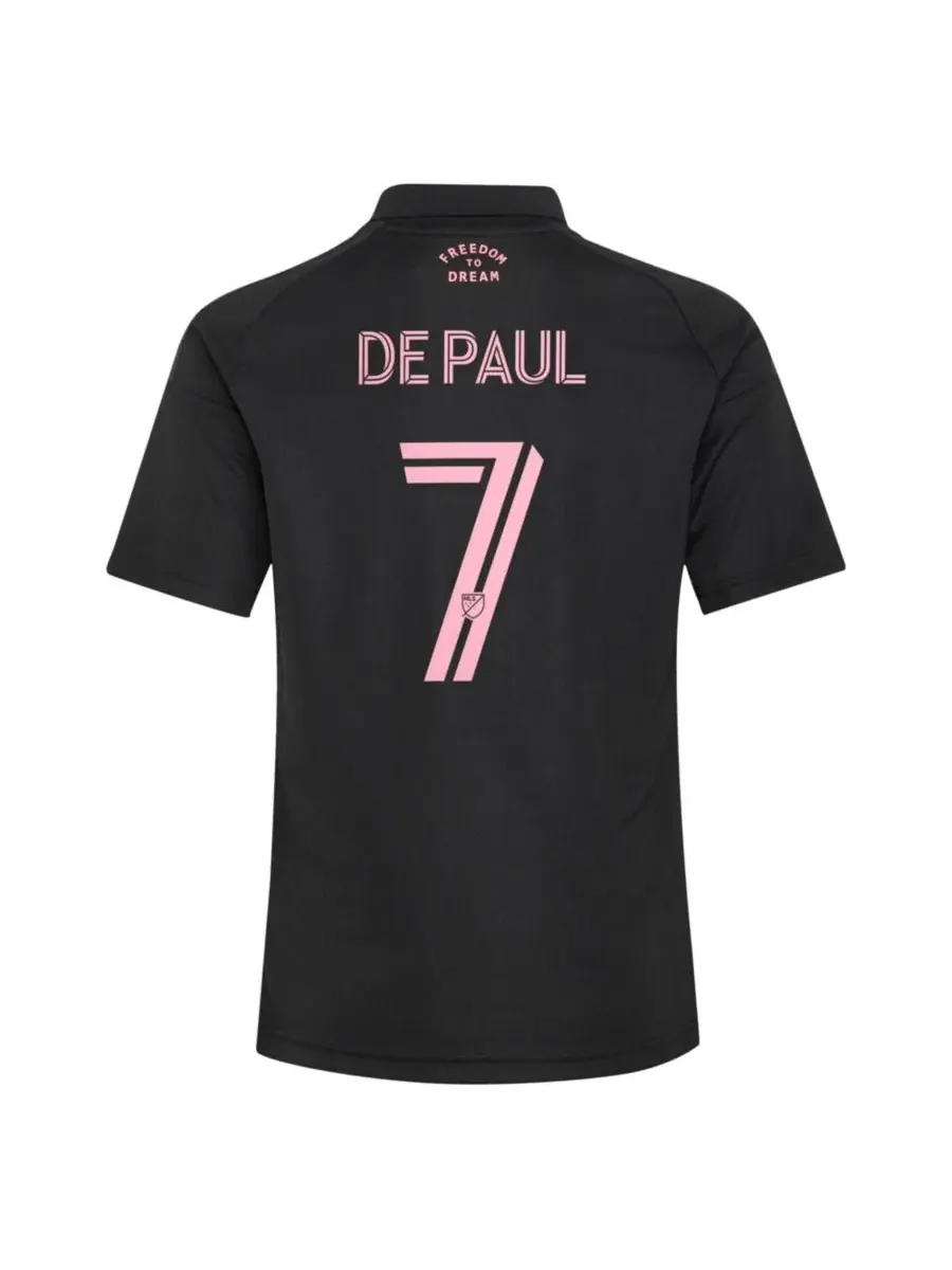 Футболка с длинным рукавом Rodrigo De Paul Inter Miami CF 2026 Presagio Replica adidas — изображение 2 из 3, черный