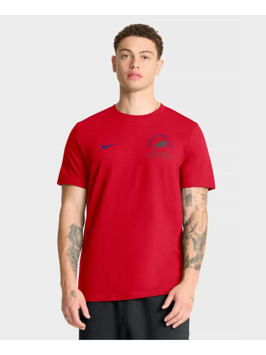 Футболка Nike Buffalo Bills Red Split Logo