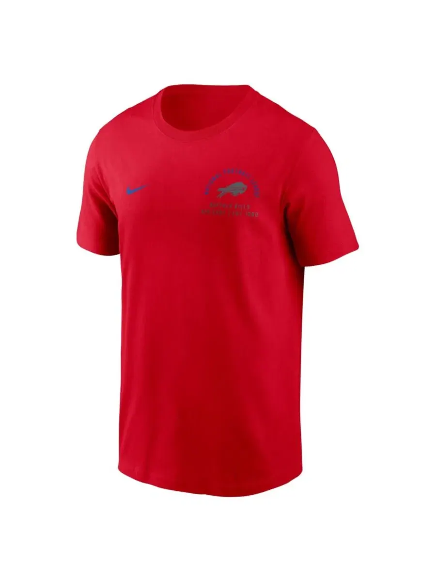 Футболка Nike Buffalo Bills Red Split Logo — изображение 2 из 5, красный