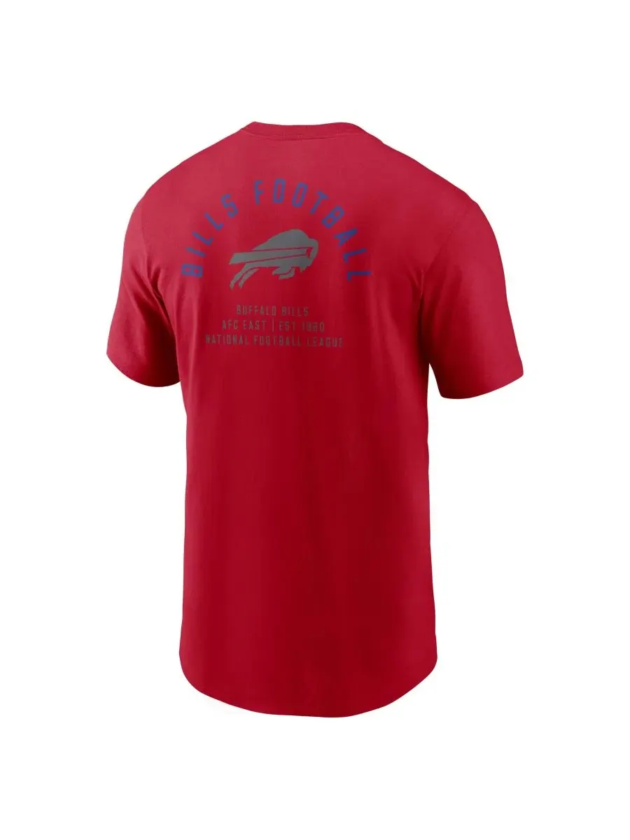 Футболка Nike Buffalo Bills Red Split Logo — изображение 3 из 5, красный