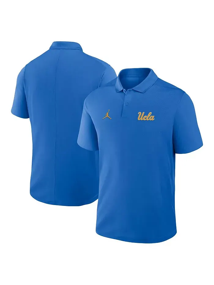 Мужская синяя поло с основным логотипом UCLA Bruins Primetime Victory Performance Jordan