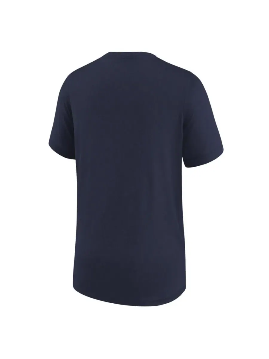 Футболка с технологией Dri-FIT, с коротким рукавом, с принтом Nike — изображение 3 из 3, темно-синий