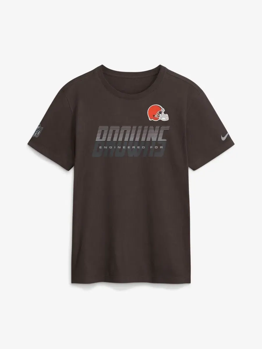 Футболка с коротким рукавом Cleveland Browns Sideline Dri-FIT Nike