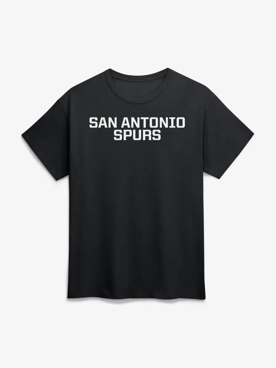 Футболка с длинным рукавом Wordmark San Antonio Spurs Logo Athletic