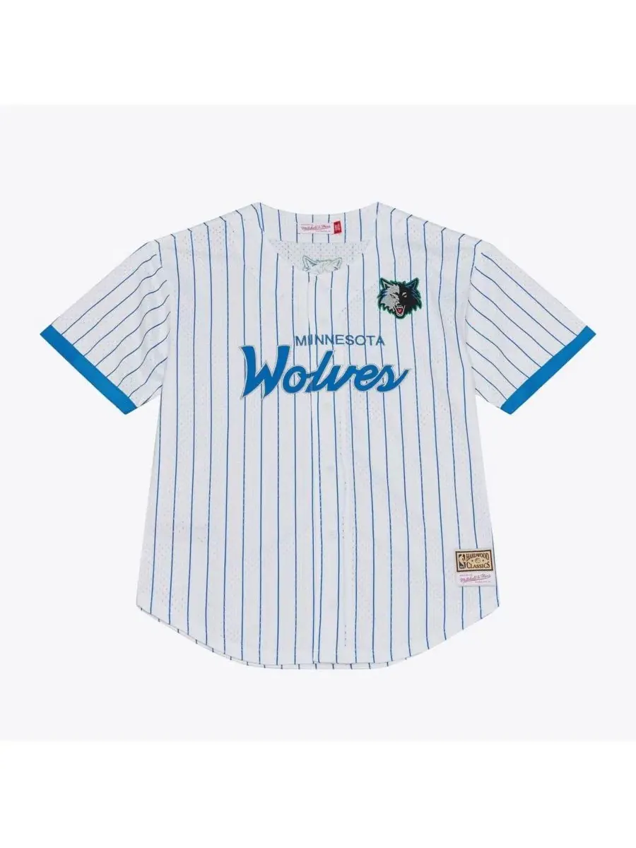 Мужская бейсбольная джерси Mitchell & Ness с вертикальными полосками