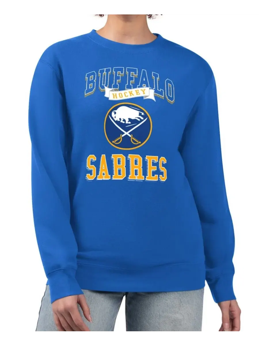 Женский свитшот-пуловер с принтом Buffalo Sabres G-III 4Her by Carl Banks