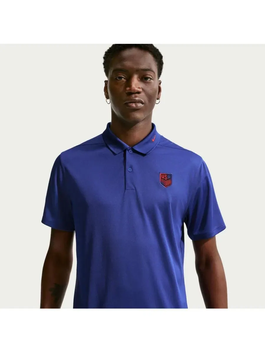 Мужское поло Nike Dri-FIT Victory с коротким рукавом — изображение 3 из 4, королевский