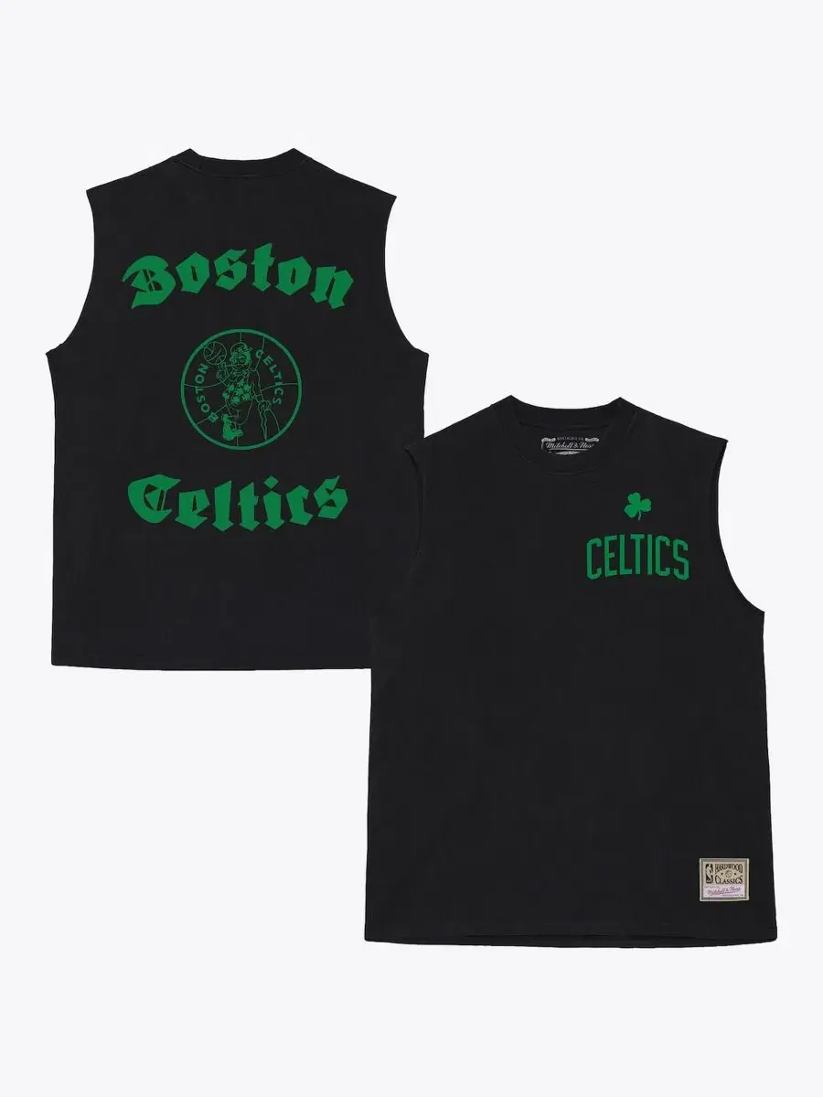 Майка-безрукавка с принтом Boston Celtics Mitchell & Ness