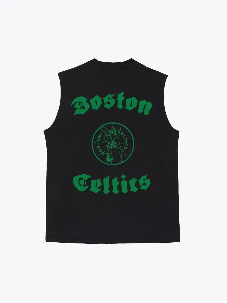 Майка-безрукавка с принтом Boston Celtics Mitchell & Ness — изображение 3 из 3, черный