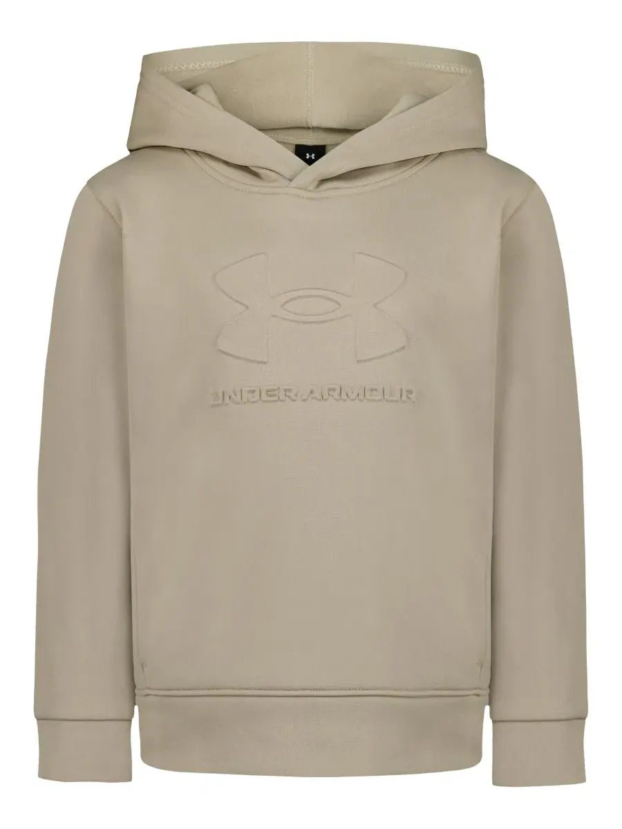 Худи из пике-флиса с длинным рукавом Under Armour, Timberwolf Taupe
