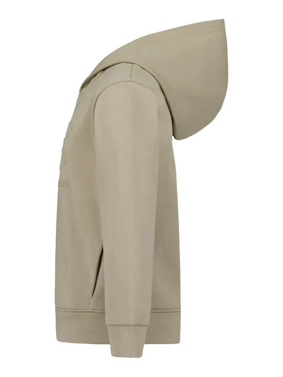 Худи из пике-флиса с длинным рукавом Under Armour, Timberwolf Taupe — изображение 3 из 4