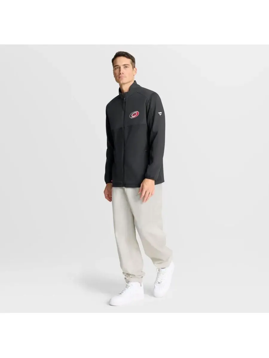 Fanatics Мужская черная куртка Carolina Hurricanes на молнии, аутентичная для профессионального — изображение 4 из 5, черный