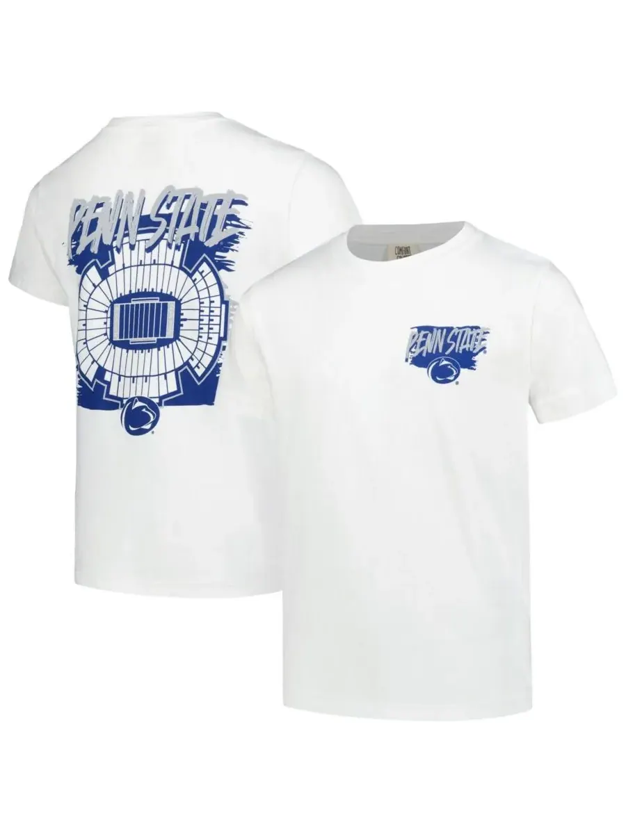 Image One Футболка белого цвета с символикой команды Penn State Nittany Lions от Hyperlocal Comfort