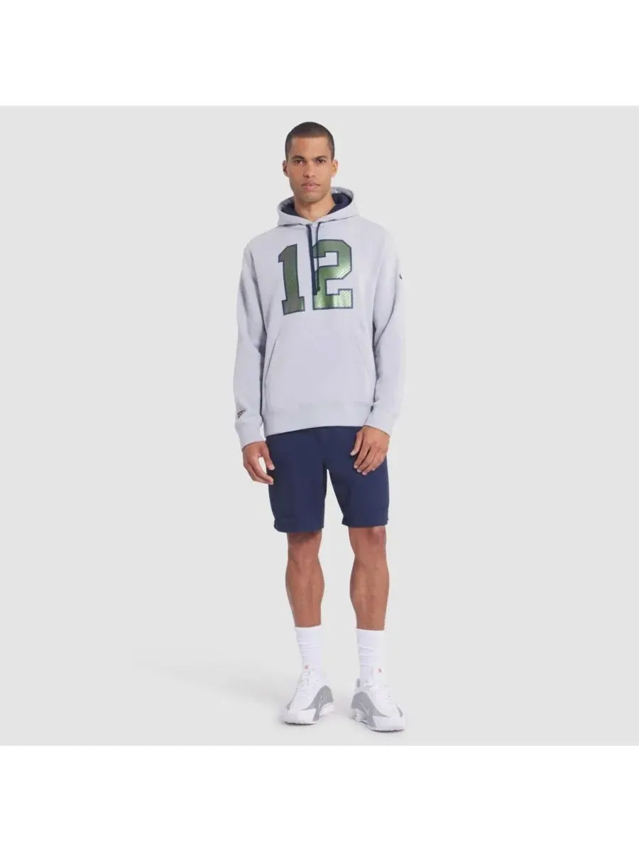 Nike Мужская серая толстовка Seattle Seahawks 2025 Rivalries Collection Club — изображение 3 из 3, серый
