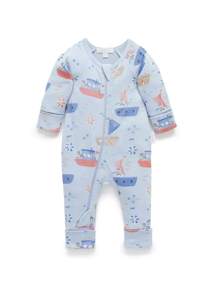 Комбинезон на молнии для мальчиков Baby Boys Purebaby