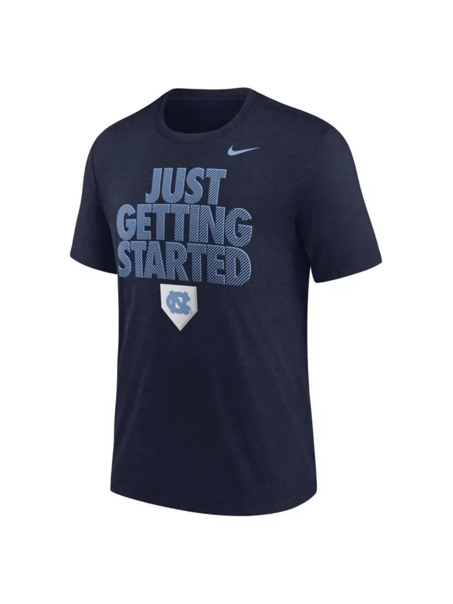 Футболка с коротким рукавом, с принтом, North Carolina Tar Heels 2026 NCAA Baseball Men's College