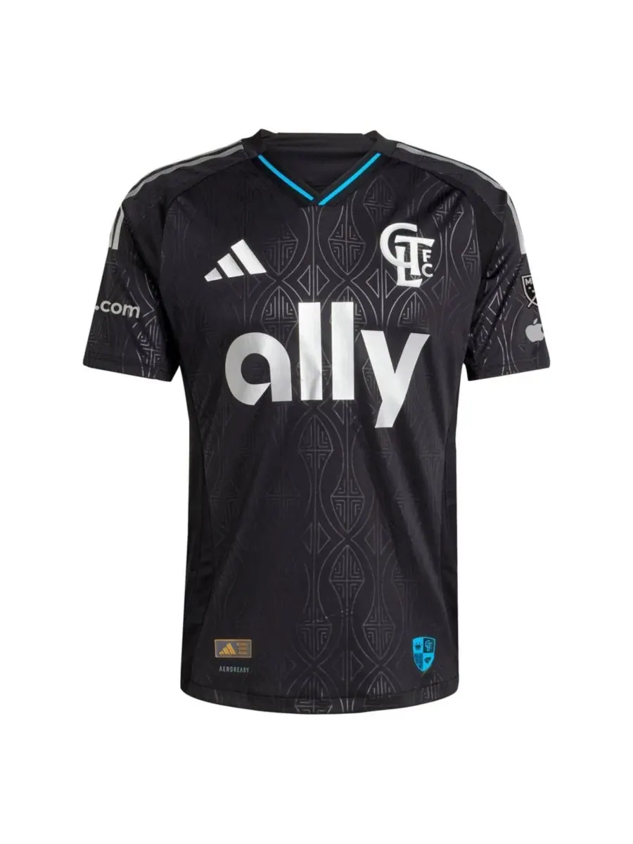 Футболка с длинным рукавом Kerwin Vargas Charlotte FC 2025 Fortress Kit On-Field Authentic adidas — изображение 2 из 3