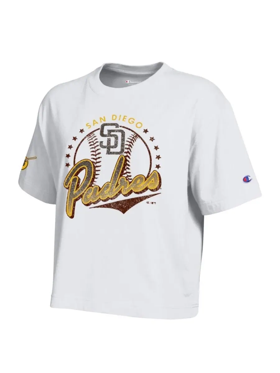 Футболка с принтом San Diego Padres All-Star Champion — изображение 3 из 3, белый